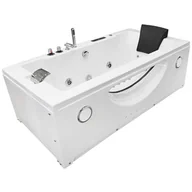 Wanny z hydromasażem - Wanna z hydromasażem przyścienna 180x91 cm MO-1007HC - miniaturka - grafika 1