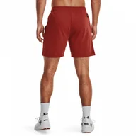 Spodnie sportowe męskie - Męskie spodenki treningowe Under Armour Project Rock Terry Gym Short - brązowe - UNDER ARMOUR - miniaturka - grafika 1