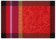Obrusy i serwetki - Le Jacquard Fran ais Podkładka żakardowa na stół Provence Czerwona - miniaturka - grafika 1