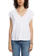Koszulki i topy damskie - ESPRIT T-shirt damski, 100 / biały, XXS - miniaturka - grafika 1