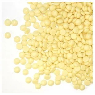 PASTYLKI CZEKOLADOWE POLEWA NA TORT DRIP BIAŁA CZEKOLADA 29% BIAŁY 100g - Dodatki do ciast w proszku - miniaturka - grafika 1