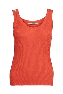 Swetry damskie - ESPRIT Damski sweter 043EE1I301, 870/CORAL ORANGE, XXS, 870 / Coral Orange, XXS - grafika 1