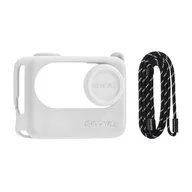 Akcesoria do kamer sportowych - Sunnylife Etui ze smyczą do Insta360 GO 3S (białe) - miniaturka - grafika 1