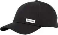 Czapki damskie - Calvin Klein Męska czapka Essential Patch BB, Ck Black, OS, Ck czarny, Rozmiar uniwersalny - miniaturka - grafika 1