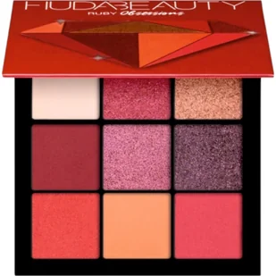 Huda Beauty Paleta cieni Ruby Obsessions - Cienie do powiek - miniaturka - grafika 1