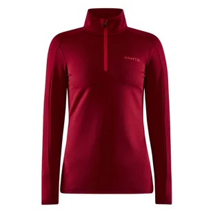 Damska Bluza CRAFT CORE GAIN MIDLAYER W 1909497-488000 – Czerwony - Bluzy damskie - miniaturka - grafika 1