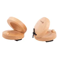 Klocki - CLASSIC WORLD EDU Drewniany Instrument Ręczny Kastaniet - miniaturka - grafika 1