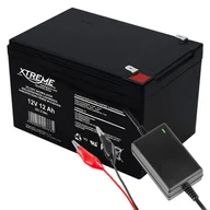 Akcesoria i części modelarskie - Xtreme, akumulator żelowy 12V 12Ah z ładowarką - miniaturka - grafika 1
