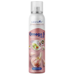 PRZYPRAWA Omega 3+6+9 CZOSNEK spray LEENVIT - Przyprawy i zioła sypkie - miniaturka - grafika 1