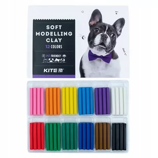 Plastelina 12 Kolorów Szkolna Dla Dzieci Kite - Masy plastyczne - miniaturka - grafika 1