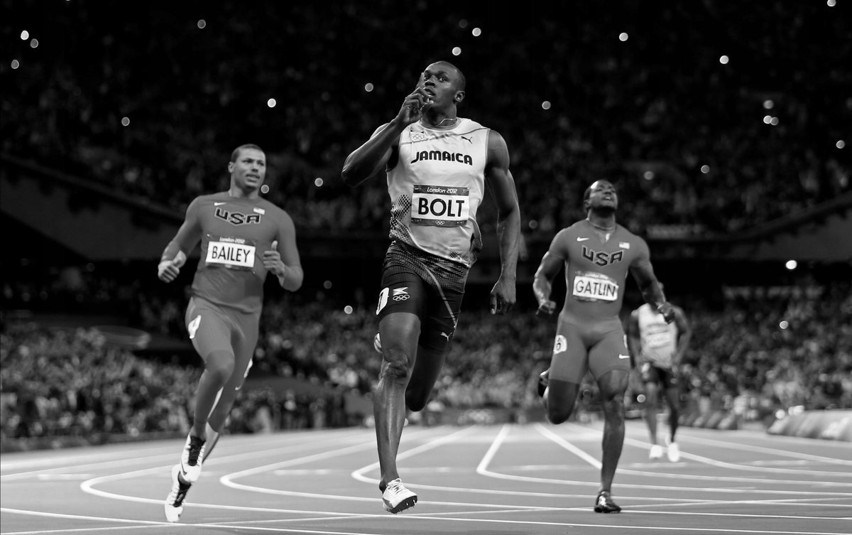 PUZZLE Usain Bolt Lekkoatleta + IMIĘ Pudełko 120 el.