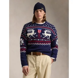 POLO RALPH LAUREN Wełniany sweter Regular Fit - Swetry męskie - miniaturka - grafika 1