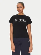 Koszulki i topy damskie - Guess T-Shirt V5GI15 J1314 Czarny Slim Fit - miniaturka - grafika 1