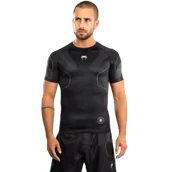 Kimona, stroje i obuwie - Venum Nexus Rashguard Short Sleeves Krótki Rękaw Black/Silver - miniaturka - grafika 1