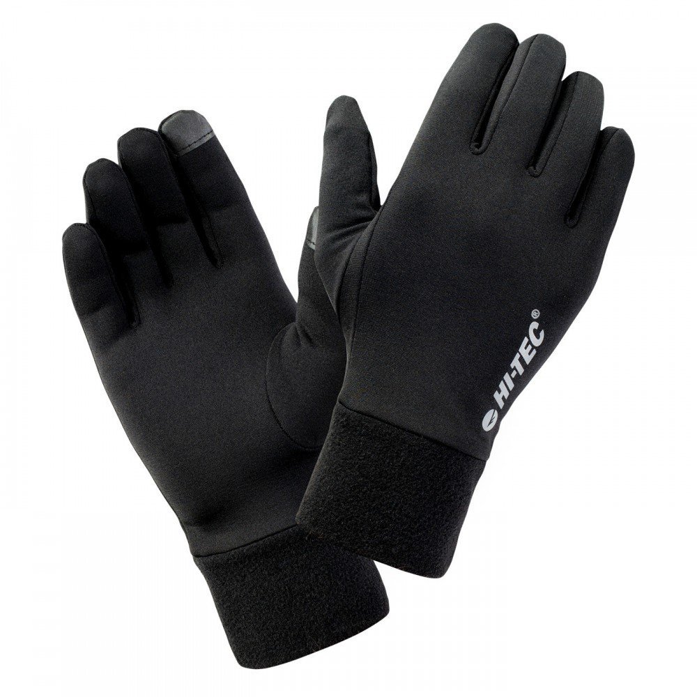 Rękawiczki HI-TEC JANNI do biegania S/M Czarne