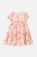 Sukienki i spódniczki dla dziewczynek - Coccodrillo sukienka dziecięca kolor pomarańczowy mini rozkloszowana - miniaturka - grafika 1