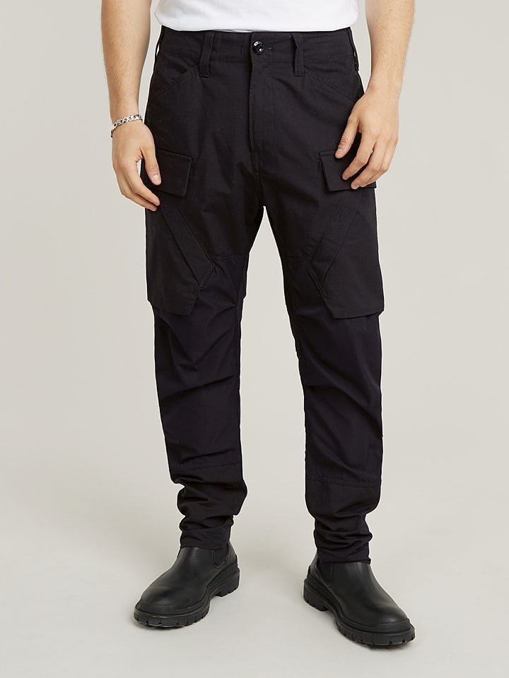 G-Star Bojówki - Tapered fit - w kolorze czarnym