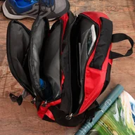Plecaki - Czerwony plecak sportowy miejski trekkingowy wytrzymały T15 - Bag Street - miniaturka - grafika 1