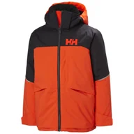 Kurtki narciarskie - Helly Hansen Summit, kurtka narciarska, junior, czerwony - miniaturka - grafika 1