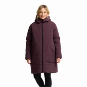 Płaszcze damskie - Damski płaszcz ocieplany Jack Wolfskin NORTHERN LITE COAT W amaranth - XS - miniaturka - grafika 1