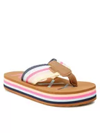 Buty dla dziewczynek - Roxy Japonki ARGL100303 Kolorowy - miniaturka - grafika 1