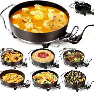 Duży Multi Wonder Chef Pro Garnek Patelnia Elektryczna Wok 6L termostat - Multicookery - miniaturka - grafika 1