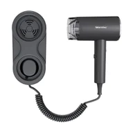 Suszarki do rąk i włosów - Suszarka hotelowa do włosów z uchwytem mocującym Warmtec RS160-CZ 1600 W czarna - miniaturka - grafika 1