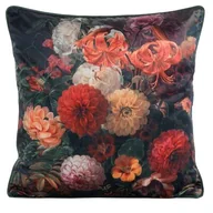 Poduszki dekoracyjne - Poduszka dekoracyjna VELVET/110 45 x 45 cm zielono-pomarańczowy - miniaturka - grafika 1