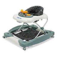 Pchacze - Chodzik z huśtawką i silikonowymi kółkami zielony - miniaturka - grafika 1