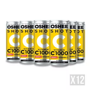12x OSHEE PRO Shot witamina C1000 cytrusy 200ml - Napoje energetyczne i izotoniczne - miniaturka - grafika 1