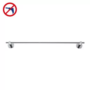 Tesa Smooz wieszak na ręcznik chrom 40320 - Wieszaki łazienkowe - miniaturka - grafika 1