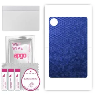 folia naklejka skórka strukturalna na TYŁ do Huawei MatePad Pro 11 2024 - Plaster Miodu Niebieski - apgo SKINS - Akcesoria do tabletów i e-booków - miniaturka - grafika 1