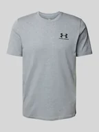 Koszulki męskie - T-shirt z nadrukiem z logo - miniaturka - grafika 1