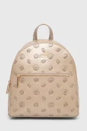 Plecaki - Liu Jo plecak damski kolor beżowy mały wzorzysty - miniaturka - grafika 1