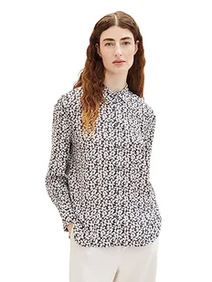 TOM TAILOR Damska bluzka ze wzorem, 33766-Grey Floral Design, 40 - Bluzki damskie - miniaturka - grafika 1