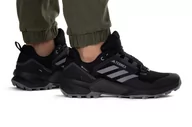 Trampki męskie - adidas Terrex Swift R3 GTX, Męskie trampki, Core Black Grey Three Solar Red, 45.5 EU - miniaturka - grafika 1