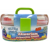 Masy plastyczne - EPEE Ultra Piasek Walizka 1kg piasku Zamek (8 foremek + 2 narzędzia) EP04316 - miniaturka - grafika 1