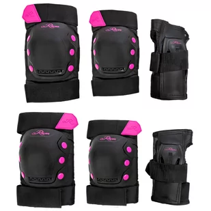 Ochraniacze Raven Dexard Black/Pink L - Ochraniacze - miniaturka - grafika 1