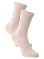 Skarpetki damskie - Calvin Klein - Skarpety damskie pakowane po 2 szt., różowy - miniaturka - grafika 1