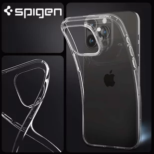 Etui do iPhone 15 Pro Spigen Liquid Crystal Case obudowa ochronna na telefon Crystal Clear - Etui i futerały do telefonów - miniaturka - grafika 2