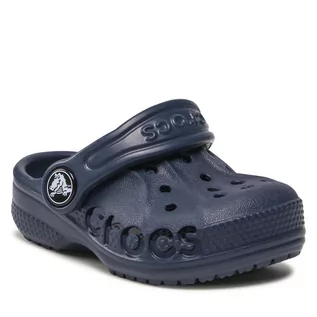 Klapki i japonki damskie - Crocs Klapki Baya Clog K 205483 Navy - grafika 1