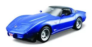 Maisto, Pr Chevrolet Corvette 1978, niebieski, 21001 - Samochody i pojazdy dla dzieci - miniaturka - grafika 1