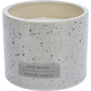 Świeczka zapachowa Enrich your home, Oud Wood, 180 g, 10,5 x 8 cm - Świece - miniaturka - grafika 1