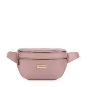 Nerki - Damska nerka nylonowa z regulowanym paskiem różowa - miniaturka - grafika 1