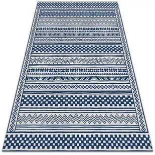 Nowoczesny dywan tarasowy Geometryczny szlaczek 100x150 cm - Dywany zewnętrzne - miniaturka - grafika 1