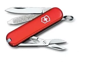 Victorinox Scyzoryk Classic SD czerwony 58 mm PBS Connect Polska LETNIA WYPRZEDAŻ DO 80% - Zestawy sztućców - miniaturka - grafika 1