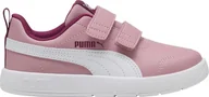 Buty dla dziewczynek - Buty dla dzieci Puma Courtflex V3 V PS różowe 397642 15 31 - miniaturka - grafika 1