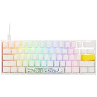 Klawiatury - Ducky ONE 2 Pro Mini White Edition Klawiatura Gamingowa RGB LED - Gateron Yellow (US) - miniaturka - grafika 1