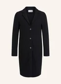 Płaszcze damskie - Oui Płaszcz Wełniany schwarz - miniaturka - grafika 1