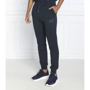 Armani Exchange Spodnie dresowe | Regular Fit - Dresy męskie - miniaturka - grafika 1